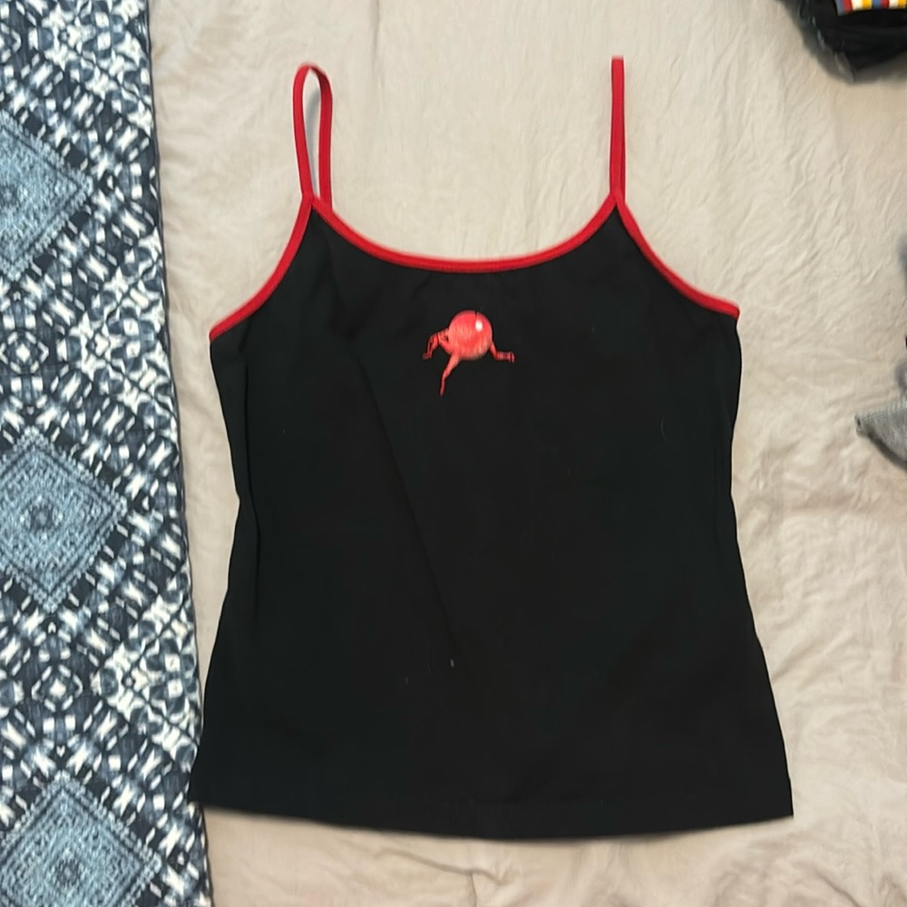 Y2k Michael Godard Cherry Cami